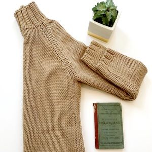 J. Crew Tan Turtleneck Sweater